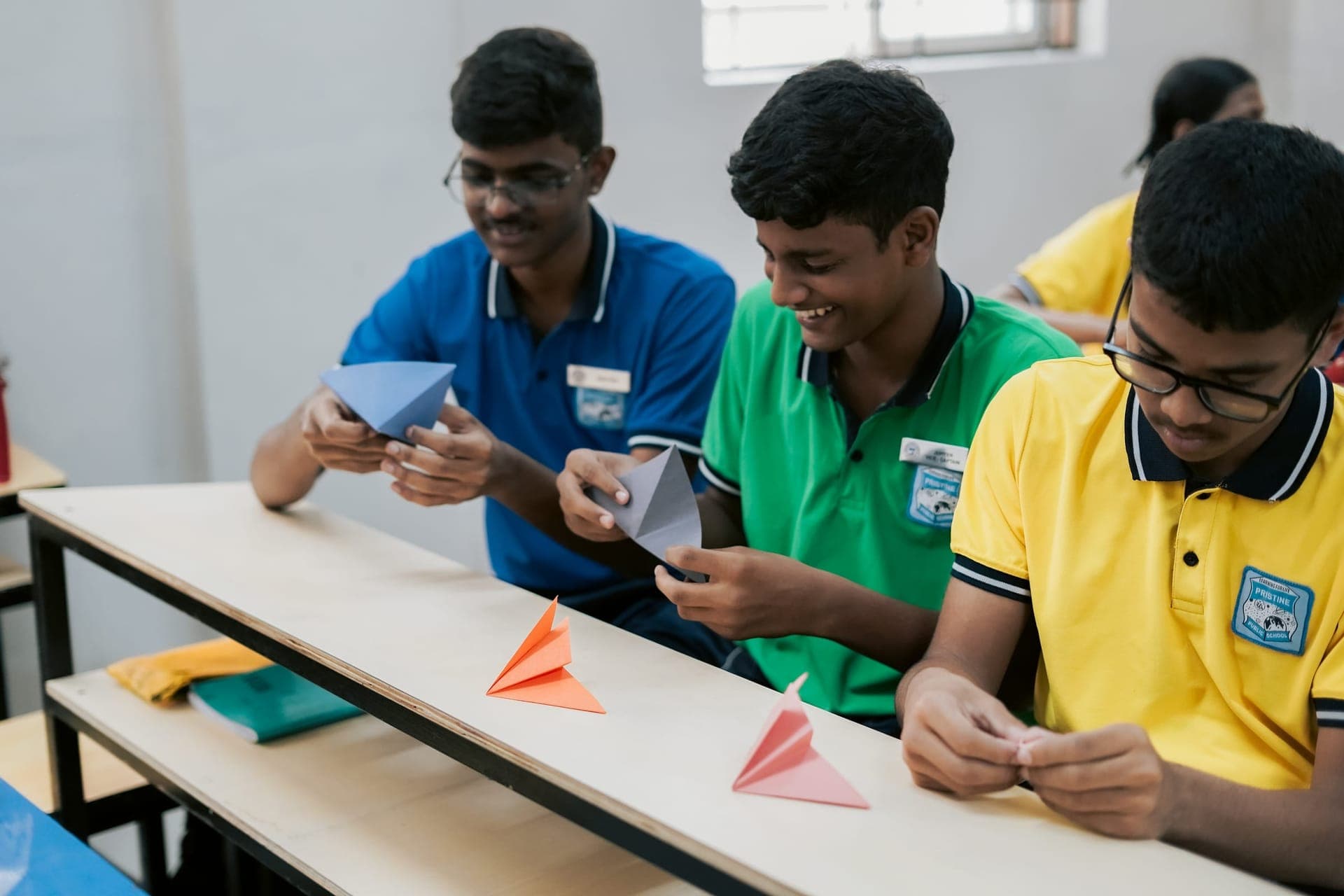 Upper-primary students in a science lesson